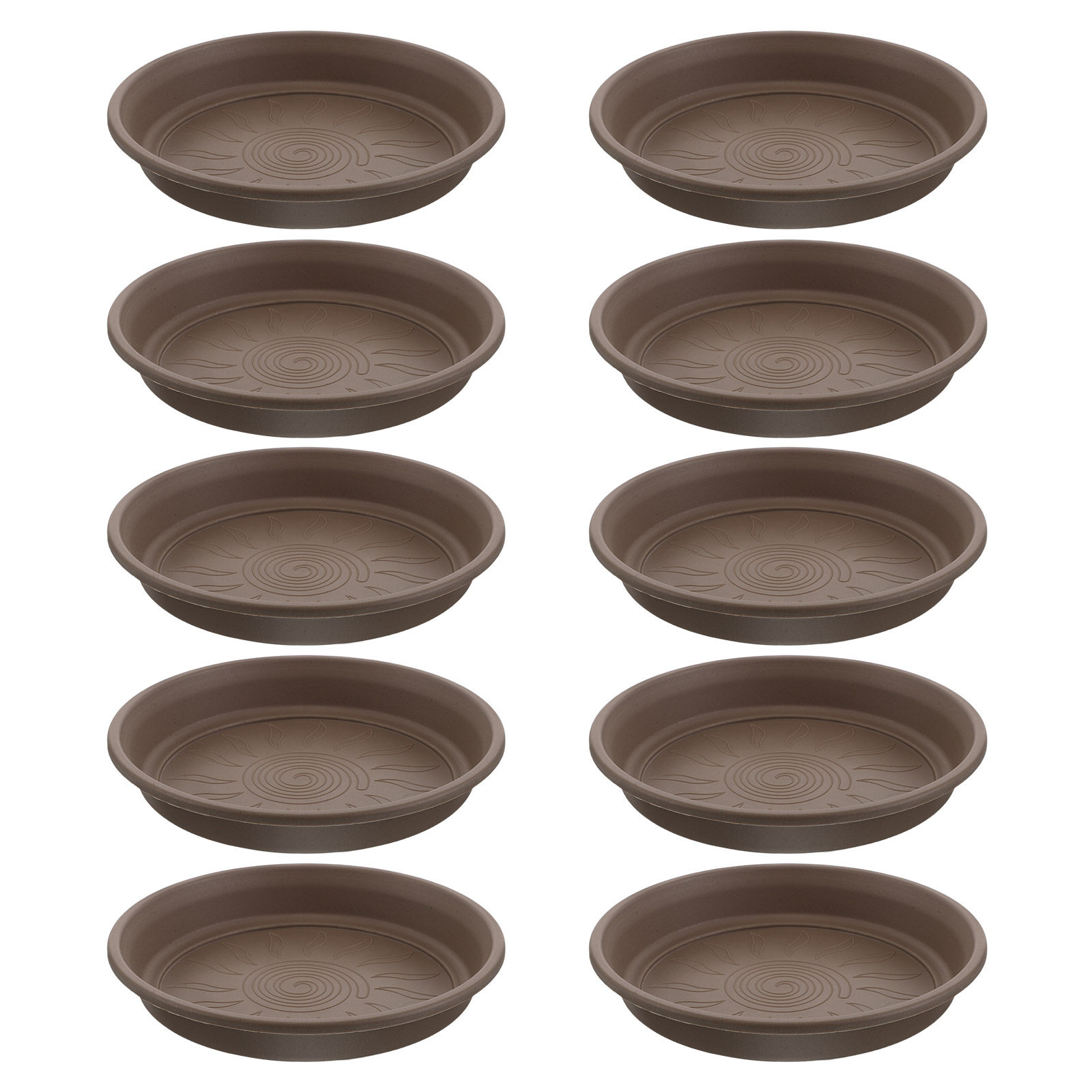 10 pièces, sous-plats ronds po - Drip Tray Saucer avis et prix