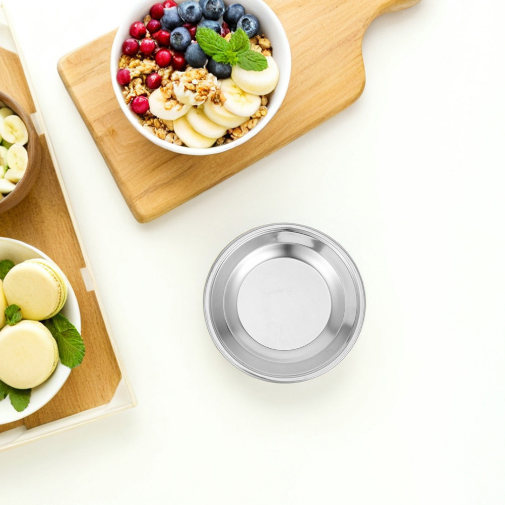 2 pièces, plateau rond en acie - Drip Tray Saucer avis et prix