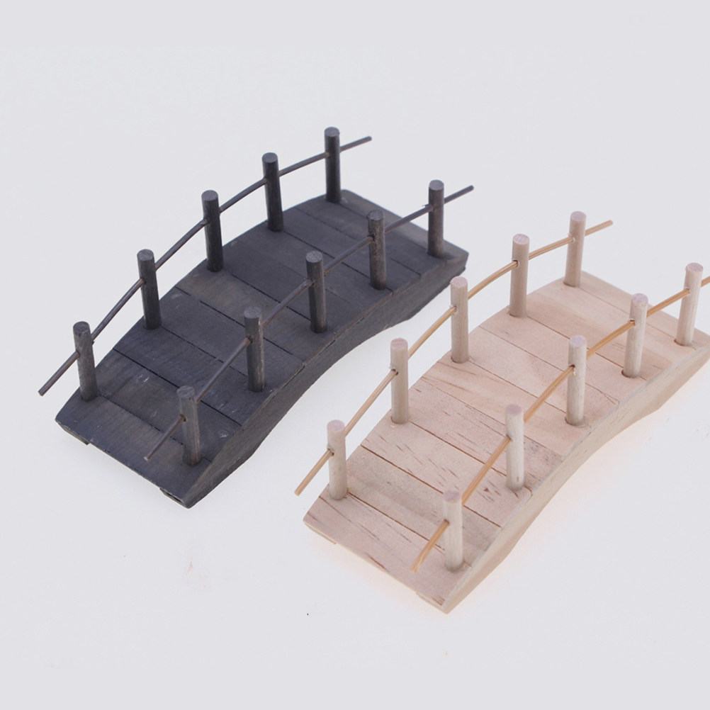 2 pièces, petit pont en bois d - Bonsai Garden Landscape Design avis et prix